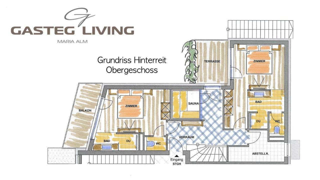 Апартаменты Gasteg Living Мариа-Альм Экстерьер фото